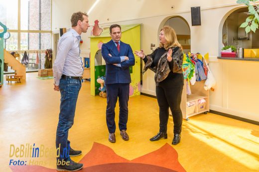 Kinderdagverblijf t-Mereltje Bilthoven bezoek burgemeester Potters